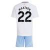 Aston Villa Ian Maatsen #22 Bortedraktsett Barn 2024-25 Kortermet (+ korte bukser)